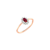 18K Gold & Diamond Ring For Women KLR-64